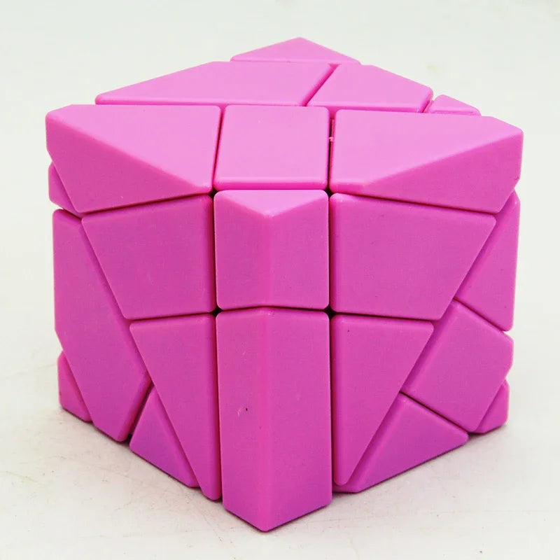 Lefun FangCun Ghost 6cm Cube Magico 3x3 Strange-shape Cube Magic Puzzle Hollow Sticker SpeedCube Educational Toys Ghost Cube