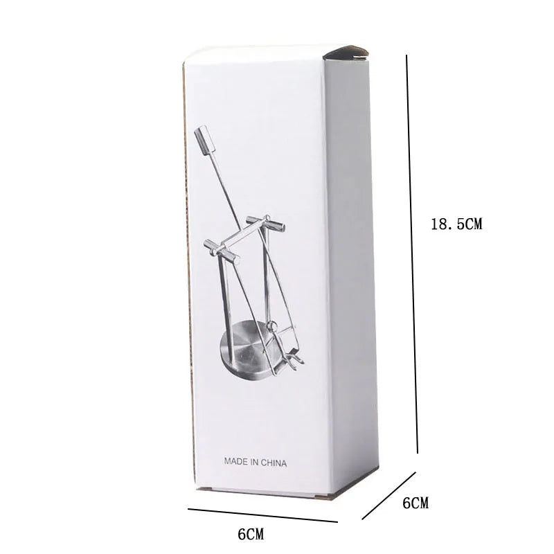 Steel Balance Physics Toy Kinetic Art Desktop Perpetual Motion Science Decor Gifts Fun Office Desk Toys And Gadgets For Adults