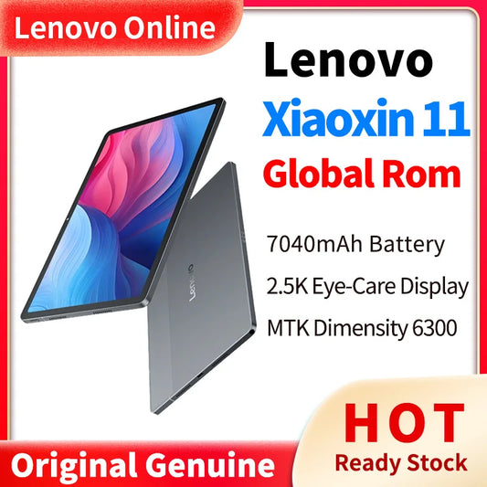 Lenovo Xiaoxin Tablet 11 MediaTek Dimensity 6300 11 inch 2.5K Eye-protecting Screen 2560*1600 Resolution 90Hz 7040mAh WiFi