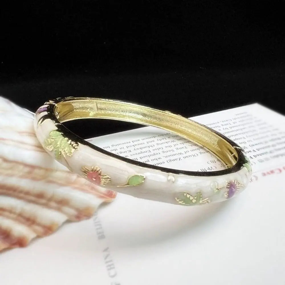 Chinese Women's Hand Bracelet Enamel