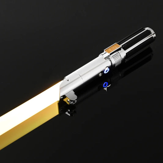 RGB Metal Lightsaber Dueling Smooth Swing Laser Sword Sabre De Luz 16 Color Changing 16 Sounds FOC Rave Flashing Toy