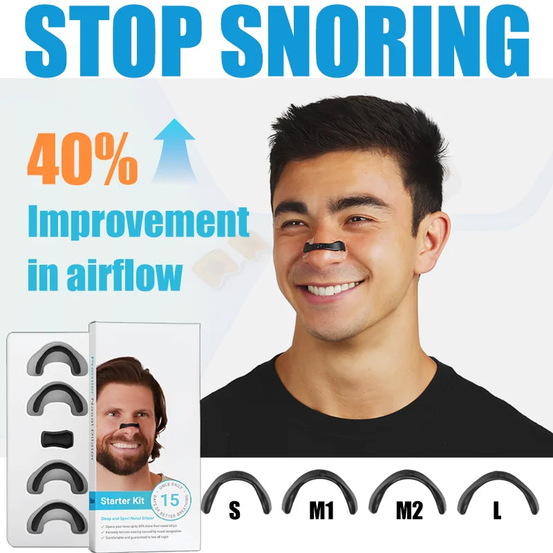 Sport Nasal Dilator Sleep Nasal Breathing Dilators Starter Kit Nose Breathe Strips Magnetic Nasal Strips Reduce Snoring