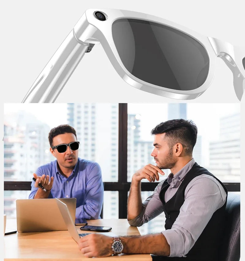 XIAOMI Ai Smart Glasses Camera 6K HD Mini Camera Bluetooth Call Voice Assistant Control Smart Sports Wearable Camera Glasses