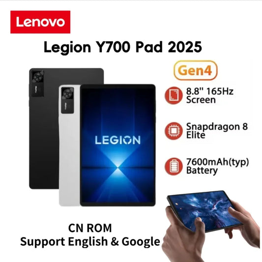 Lenovo Legion Y700 2025 Gaming Tablet – 8.8" 165Hz, Snapdragon 8 Elite, 7600mAh