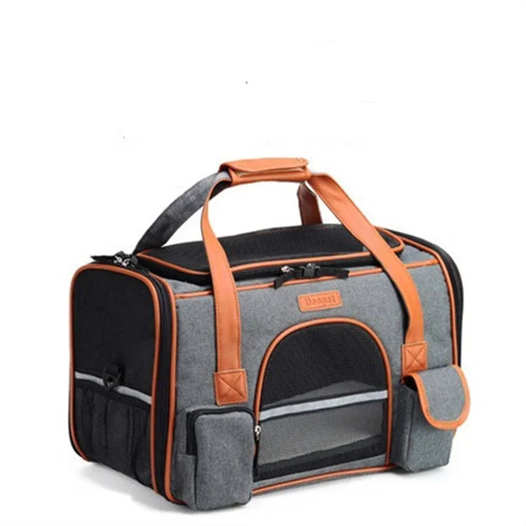 Crossbody Dog Bag Pet Backpack Crossbody Bag Solid Color Multipurpose Shoulder Bag Pet Carrier For Cats Dogs Stuff Dog Carrier