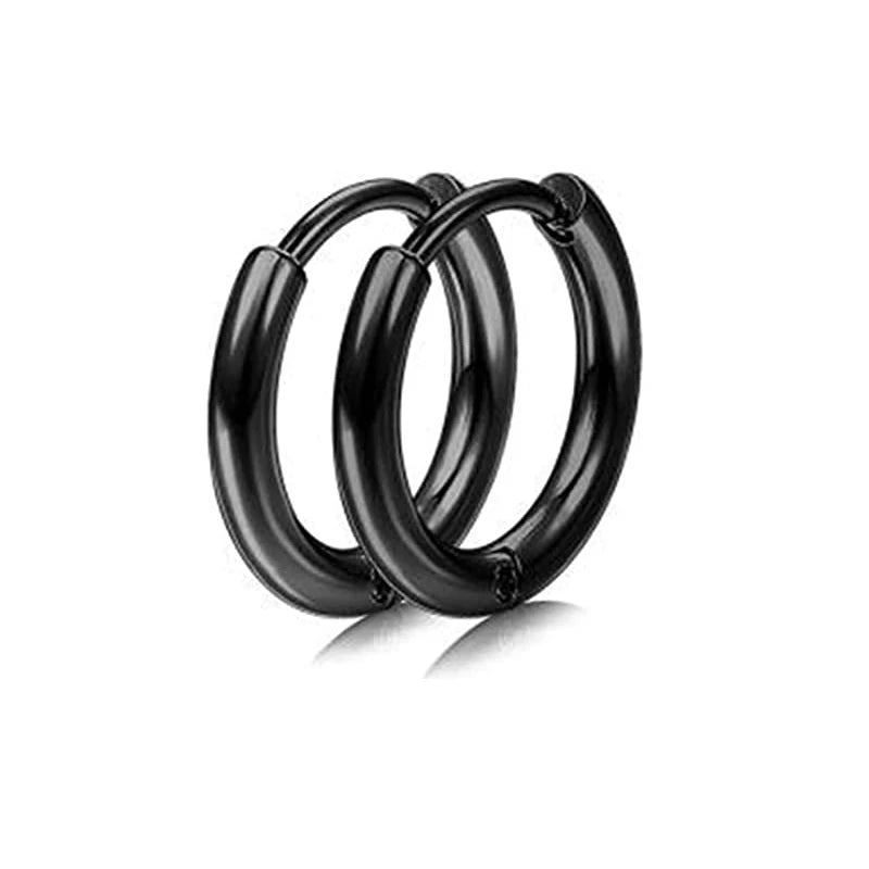 1/9 Pairs Stainless Steel Small Hoop Earrings Set for Men Women Huggie Hoop Earrings Punk style Classic