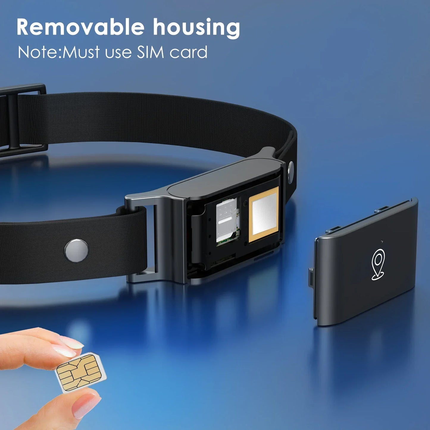 4G GPS Pet Tracker for Dogs Cats Waterproof GPS WIFI Location & Smart Activity Tracker Fashionable neck collar for iOS Android