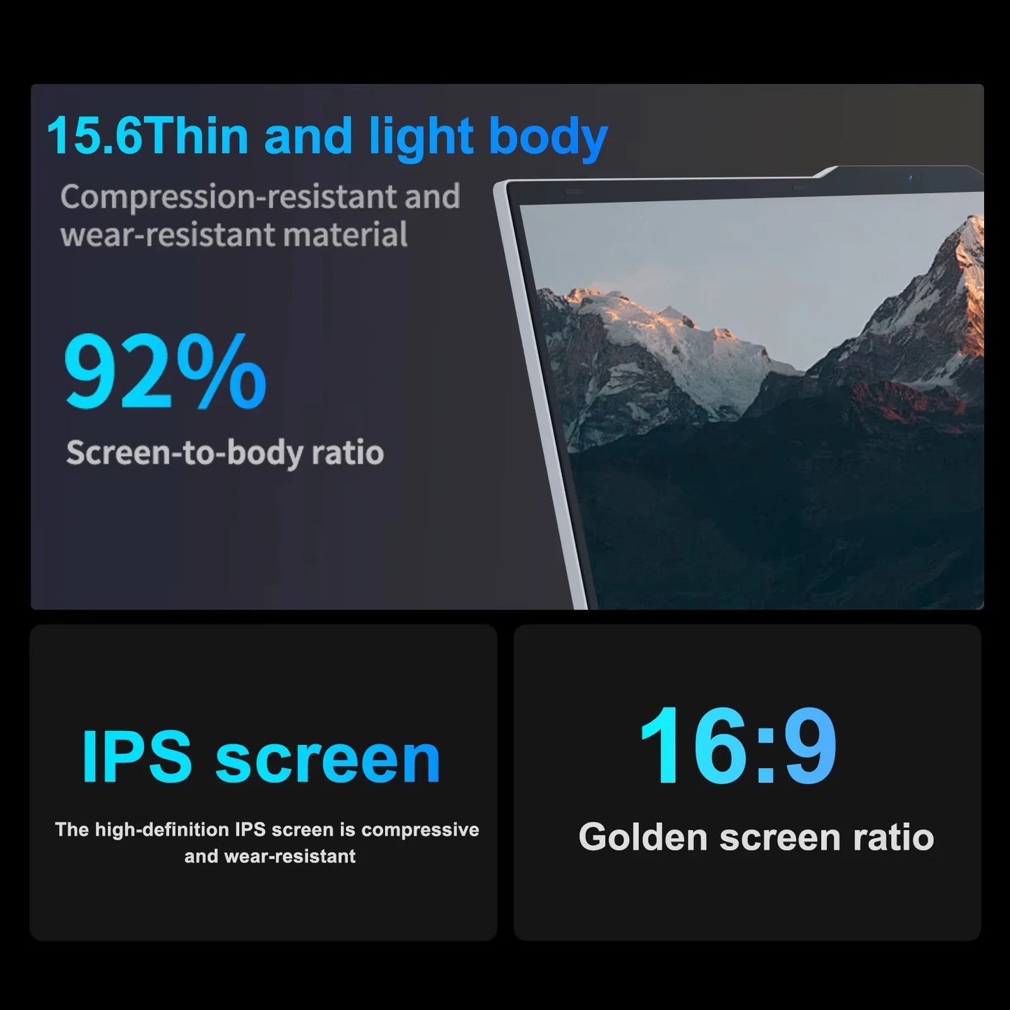15.6 inch Laptop Computer Intel Core i7 6500U Windows 11 Pro 16GB DDR4 512GB 1TB SSD Portable Notebook PC Gamer Gaming Laptops