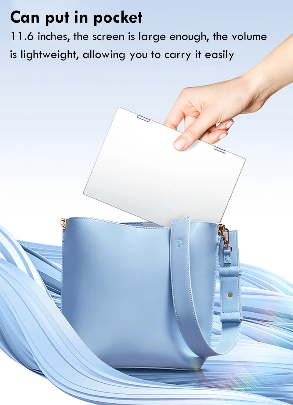 11.6" Portable 2-in-1 Mini Laptop - Intel N4020 8GB RAM Windows 11 Pro Touchscreen Tablet PC