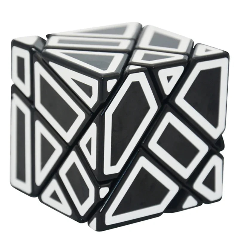 Lefun FangCun Ghost 6cm Cube Magico 3x3 Strange-shape Cube Magic Puzzle Hollow Sticker SpeedCube Educational Toys Ghost Cube