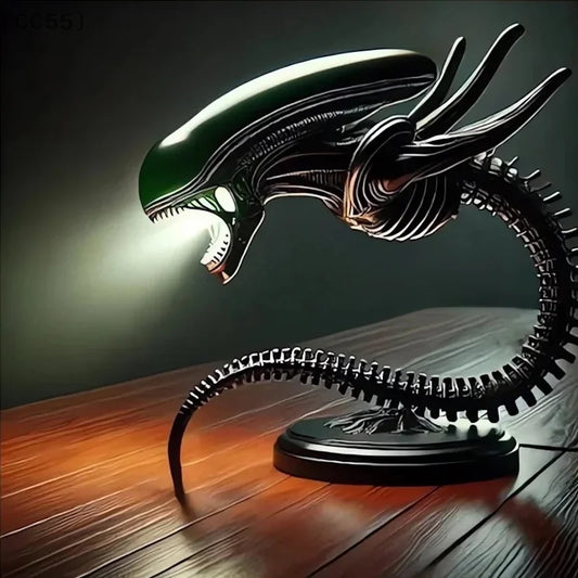 〔CC55〕Unique Alien Creature Lamp Stand, Bedroom Home Decorative Lamps, Resin Decoration Items Ornaments, Two Styles Optional,1pc