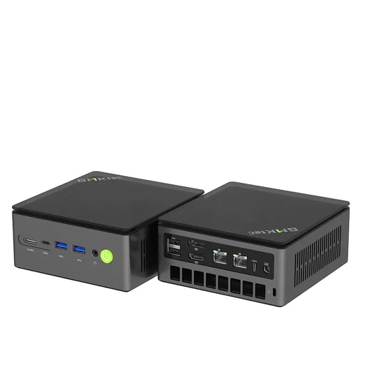 Two mini PC cases with specifications