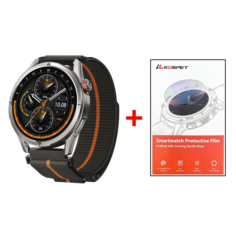 2025 KOSPET MAGIC R10 GPS Smart Watch For Men Women Dual-Band 180 Sport Modes Health Management 5ATM Waterproof Anti-fingerprint