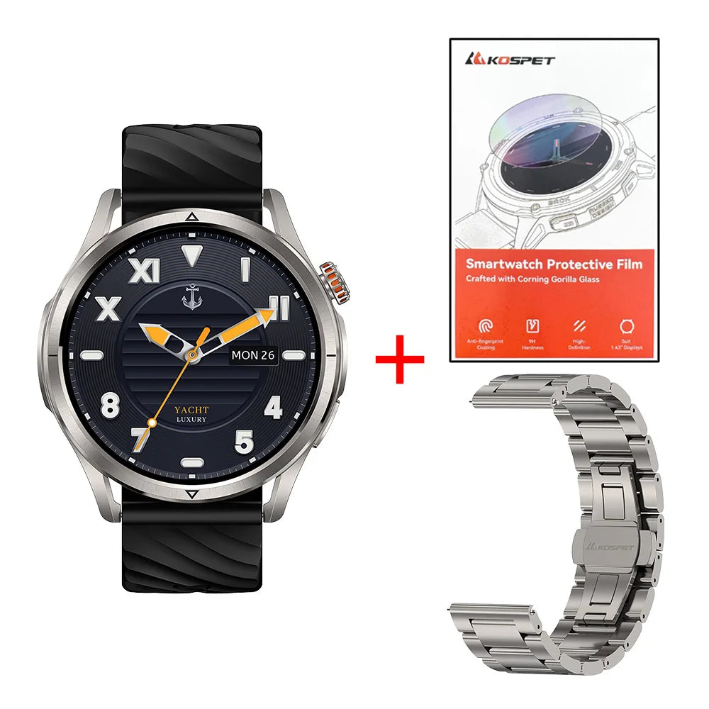 2025 KOSPET MAGIC R10 GPS Smart Watch For Men Women Dual-Band 180 Sport Modes Health Management 5ATM Waterproof Anti-fingerprint