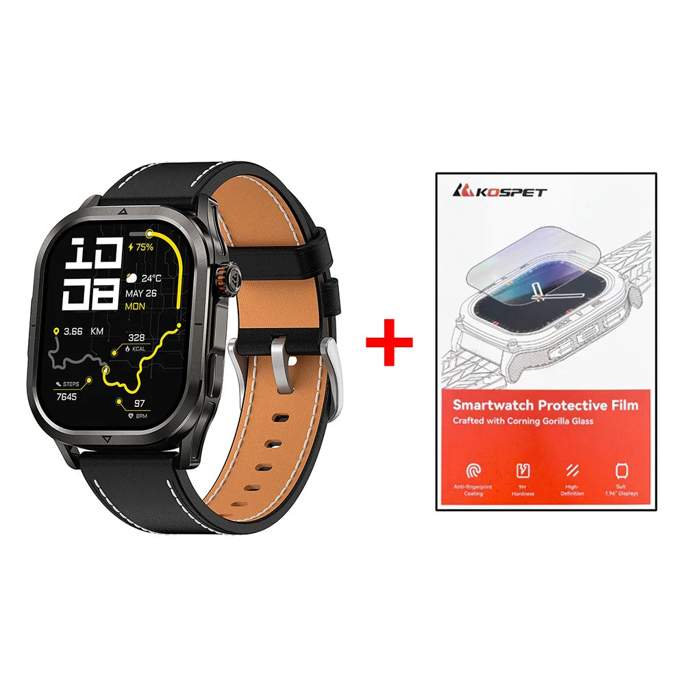 KOSPET MAGIC P10 GPS Smart Watch For Men Women 180 Sport Modes 5ATM IP69K Waterproof Anti--fingerprint Touchscreen Dual-band ALI
