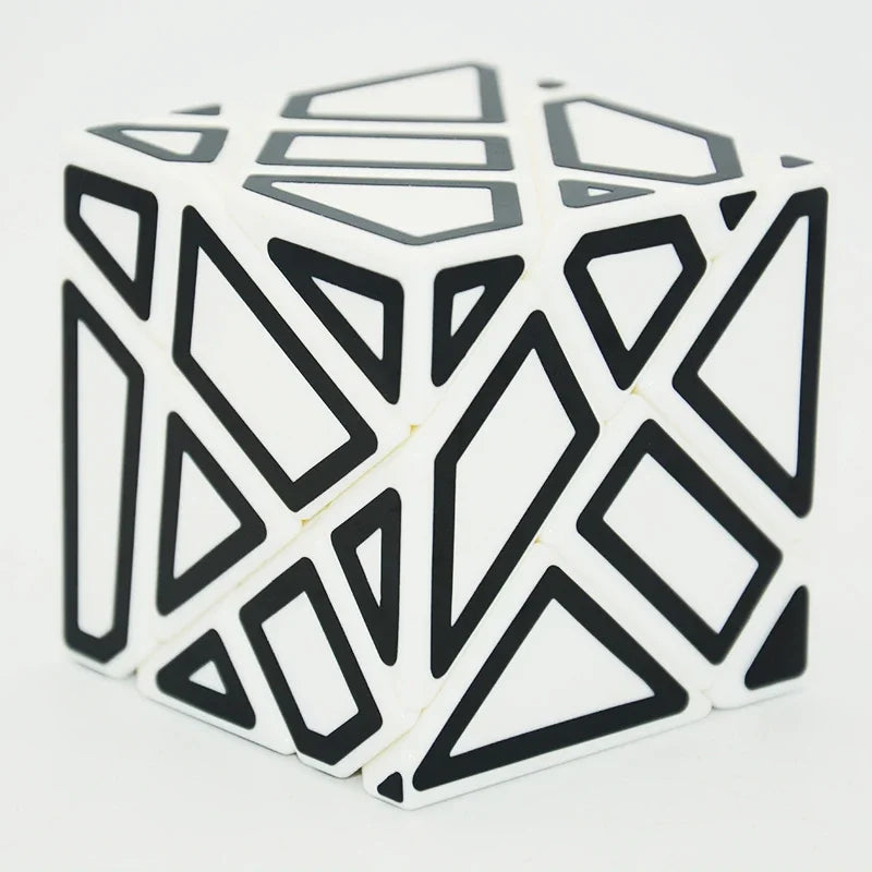Lefun FangCun Ghost 6cm Cube Magico 3x3 Strange-shape Cube Magic Puzzle Hollow Sticker SpeedCube Educational Toys Ghost Cube
