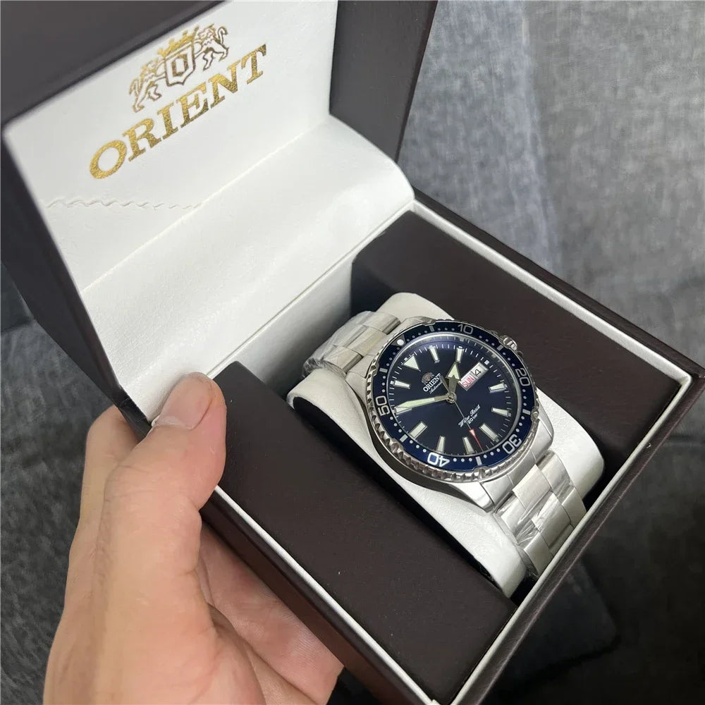 Orient Watch Man Refurbish Japanese Automatic Mechanical Watches 20Bar Waterproof Luminous Sport Watch Stainless Steel Men Watch