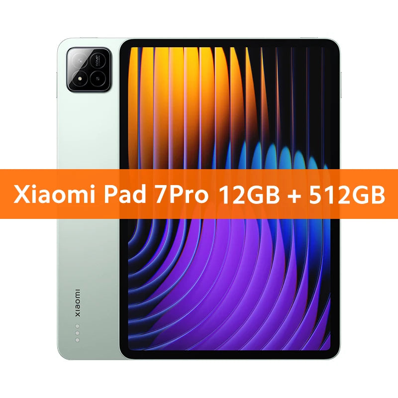 Global Version Xiaomi Pad 7 Pro Snapdragon 8s Gen 3 Mi Tablet 11.2" 3.2K 144Hz Display Adreno GPU 67W HyperCharge 8850mAh