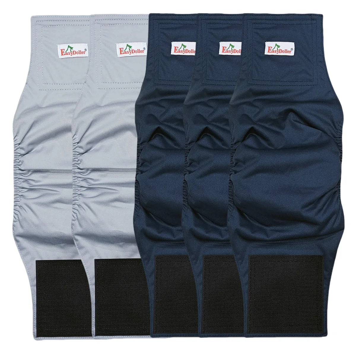 5PCS Washable Male Dog Diaper Comfortable Adjustable Nappy Belly Band Wrap Pee Pant Pet Dogs Leak Proof Sanitary Pants Diapers