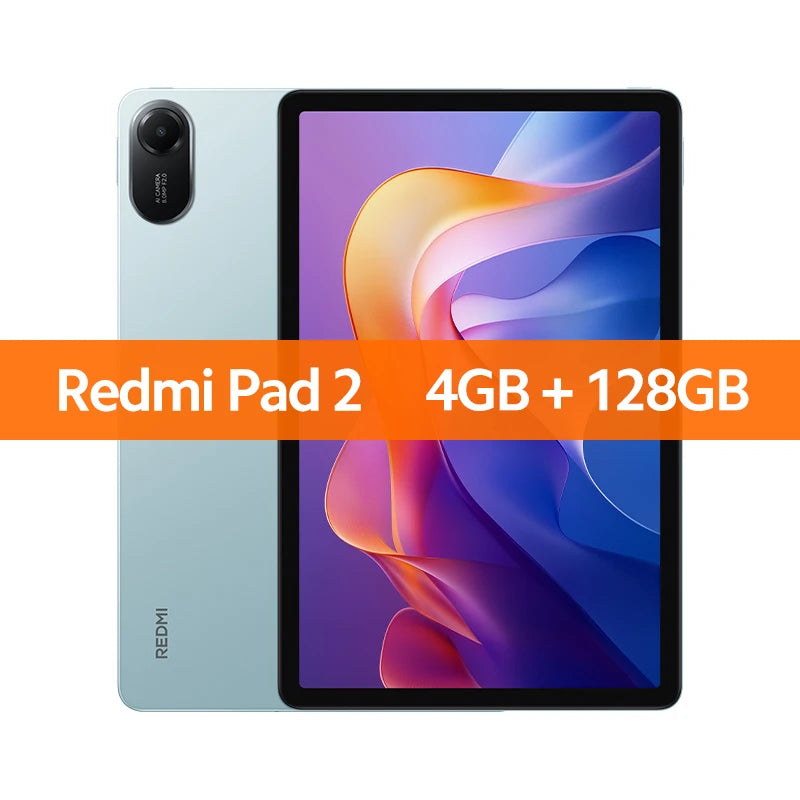Xiaomi Redmi Pad 2 Tablet - 2.5K Display Helio G100-Ultra 11" 18W Fast Charging 9000mAh Battery