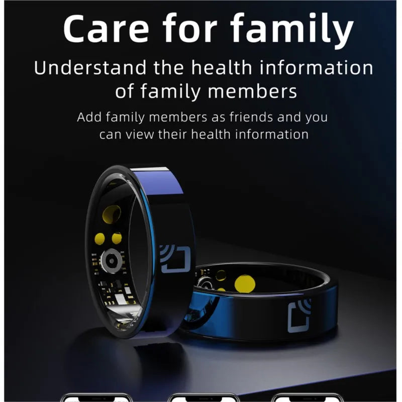 R20 Smart Ring Men Women NFC Access Control Camera Control Sleep Monitor Fitness Tracker IP68 Waterproof Finger Rings