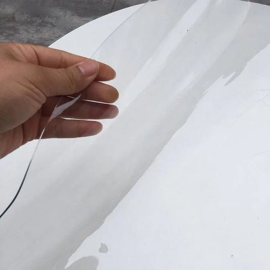Round Tablecloth Transparent PVC Kitchen Dining Room Desk Cover Protector Waterproof Oilproof Clear Table Cloth 1MM Table Mat