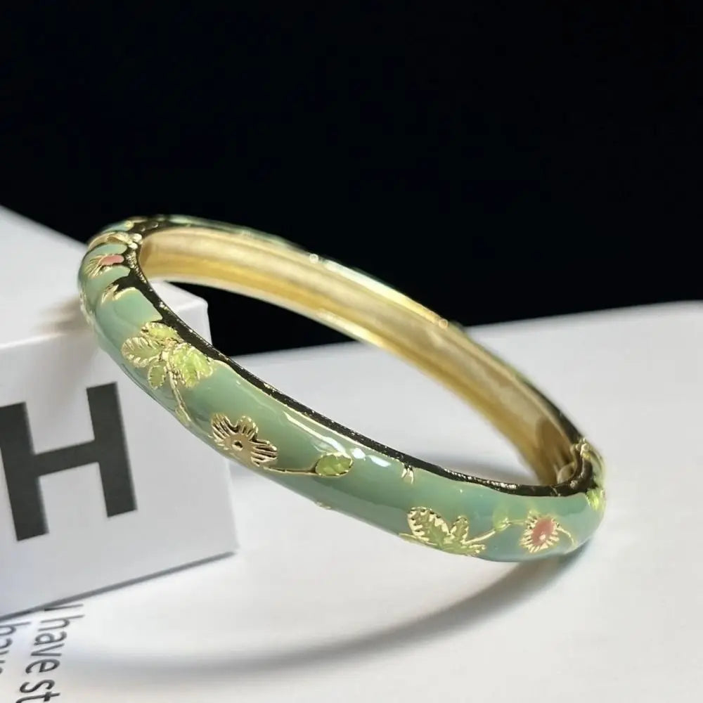 Chinese Women's Hand Bracelet Enamel