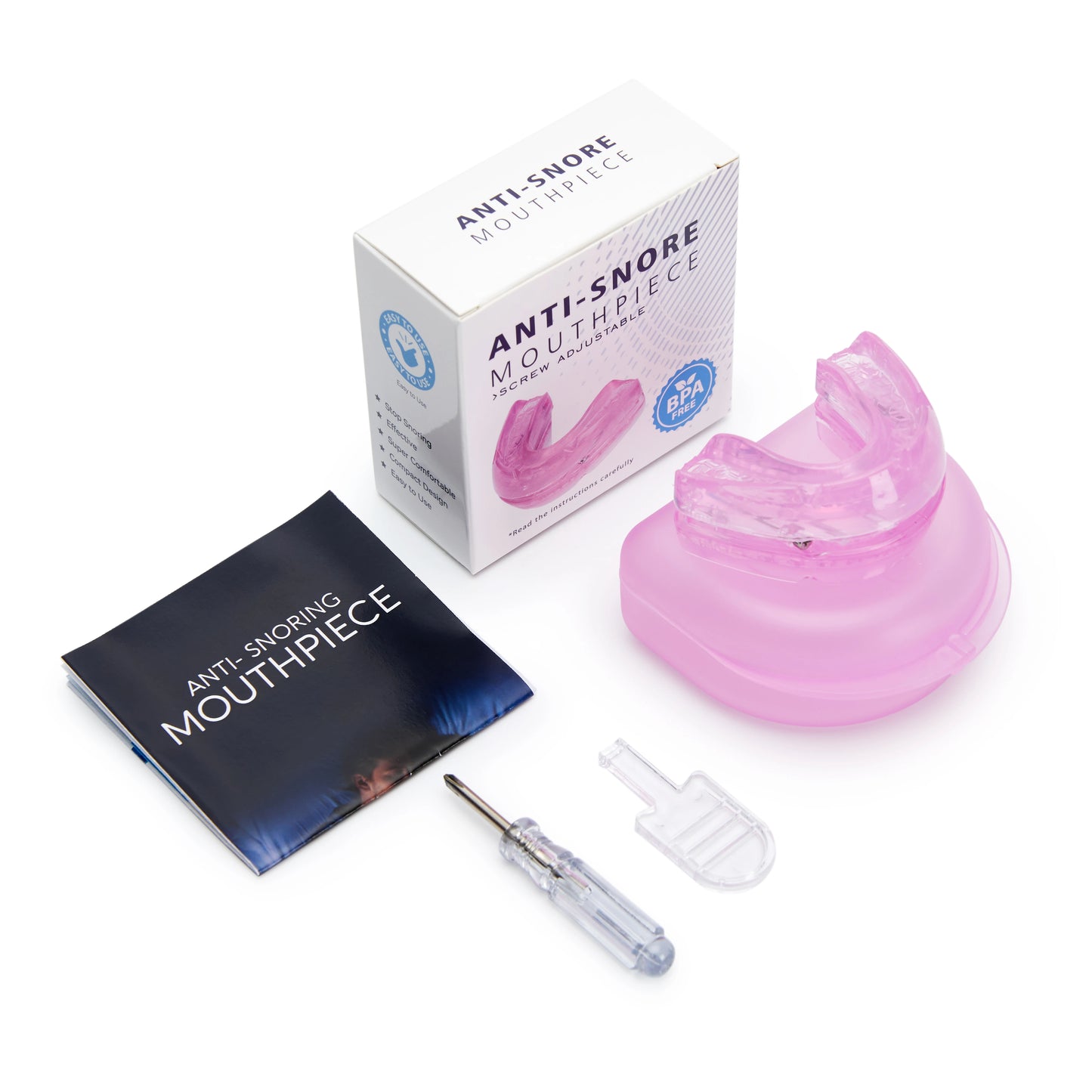 Anti Snore Bruxism Mouth Guard Stop Snoring Mouthpiece Teeth Bruxism Sleeping Aid Apnea Devices Night Anti-Snoring Mouth Guard