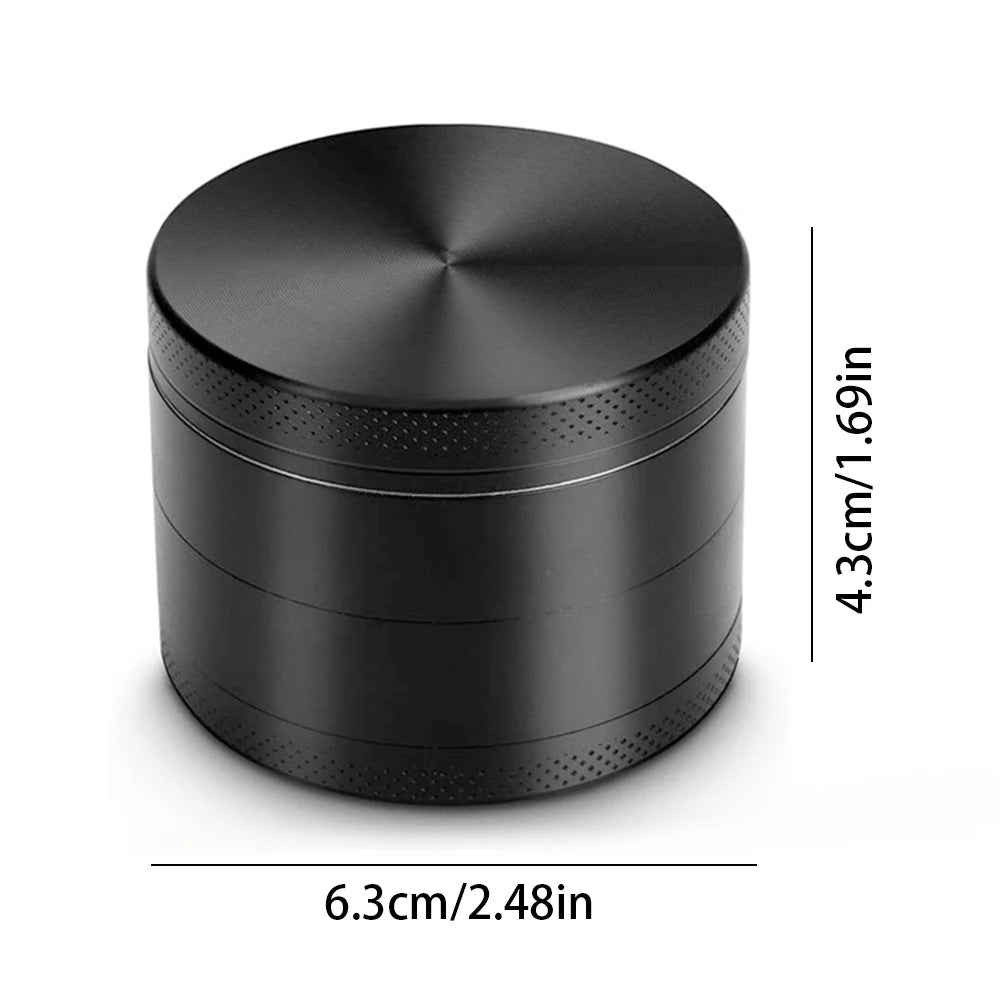 4 Layers Premium Zinc Alloy Herb Grinders for Smoking, Multifunctional Crusher,Grass Grinders,Tobacco Smoking Gadgets