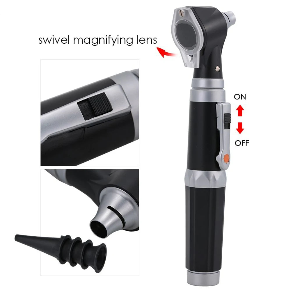 Otoscope - Ear Scope with Light, Ear Infection Detector,Perfect for Nursing & Medical Student s for Kids and Adults