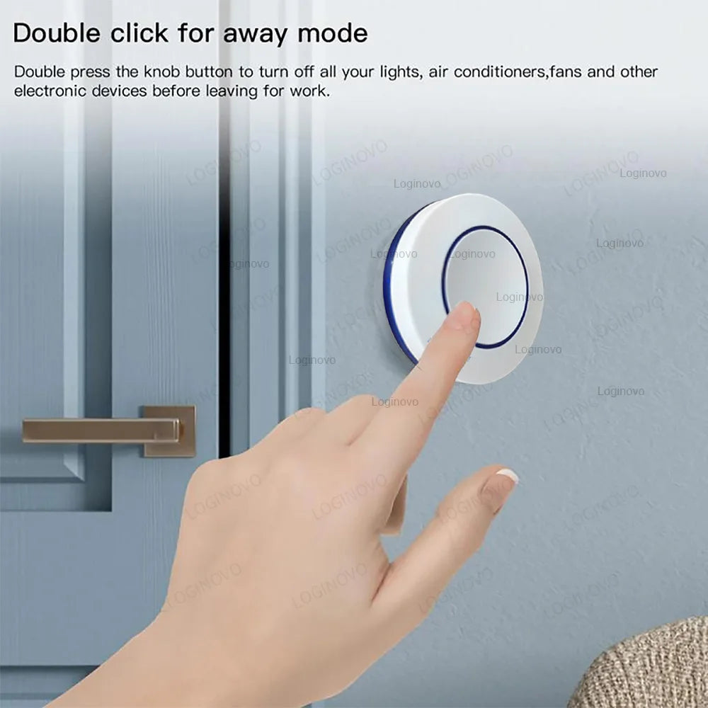 Tuya ZigBee Scene Button Push Switch Smart Life Home Automation Scenario Controller Battery Powered Intelligent Linkage Devices