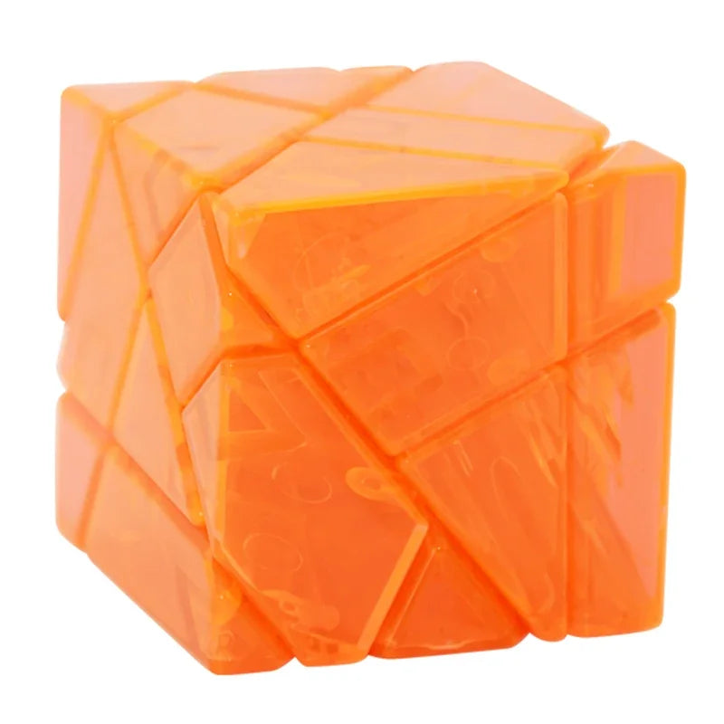 Lefun FangCun Ghost 6cm Cube Magico 3x3 Strange-shape Cube Magic Puzzle Hollow Sticker SpeedCube Educational Toys Ghost Cube