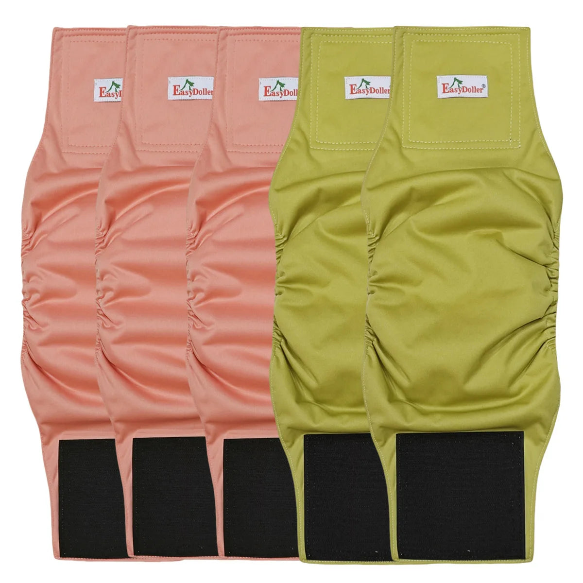 5PCS Washable Male Dog Diaper Comfortable Adjustable Nappy Belly Band Wrap Pee Pant Pet Dogs Leak Proof Sanitary Pants Diapers