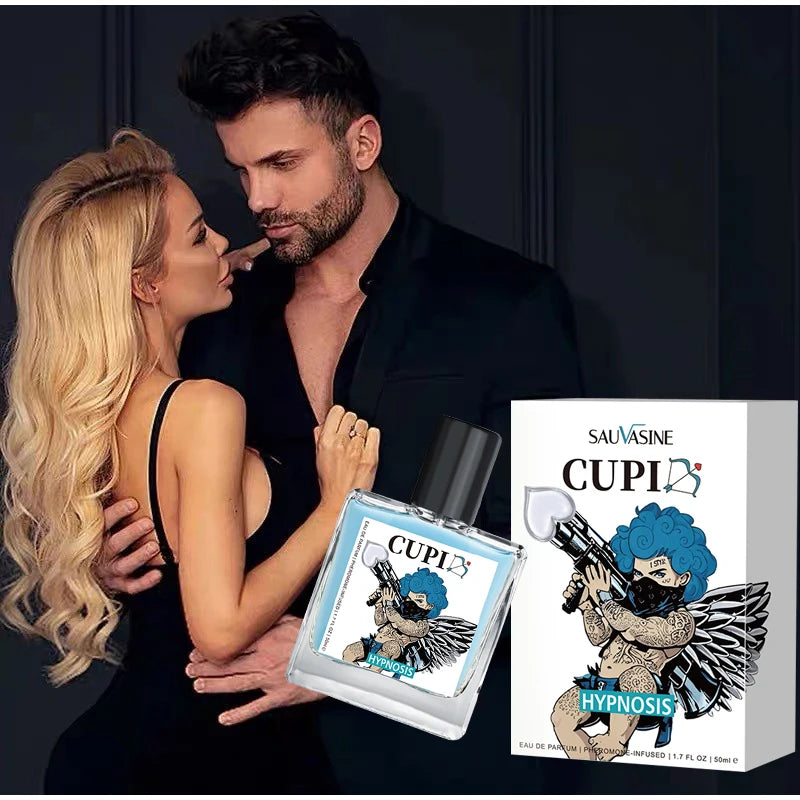Cupid Cologne Men's Perfume Lasting Charm Temptation Attract The Opposite Sex Dating Body Spray 50ml Ambergris Portable Perfume