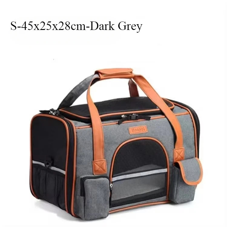 Crossbody Dog Bag Pet Backpack Crossbody Bag Solid Color Multipurpose Shoulder Bag Pet Carrier For Cats Dogs Stuff Dog Carrier