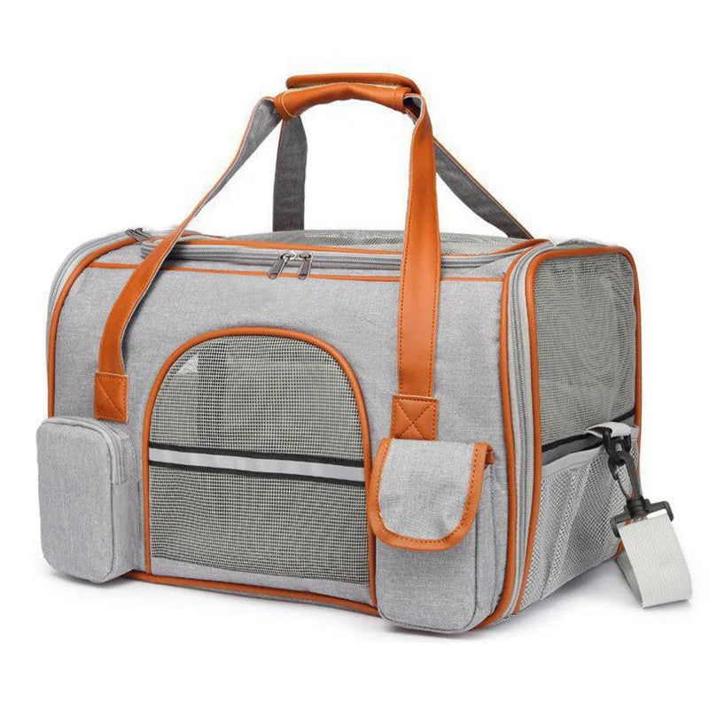 Crossbody Dog Bag Pet Backpack Crossbody Bag Solid Color Multipurpose Shoulder Bag Pet Carrier For Cats Dogs Stuff Dog Carrier