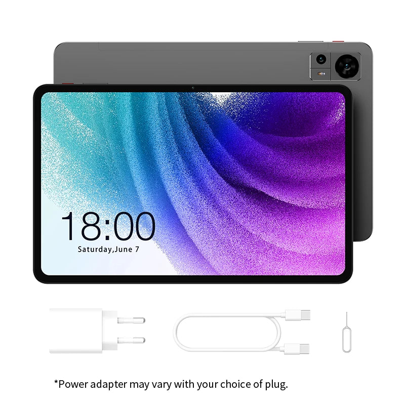 Teclast T60 12 inch 2K Tablet Android 14 8GB+12GB RAM 256GB ROM T620 octa-core 8000mAh 18W PD Fast Charging 4G VoLTE GPS Tablets