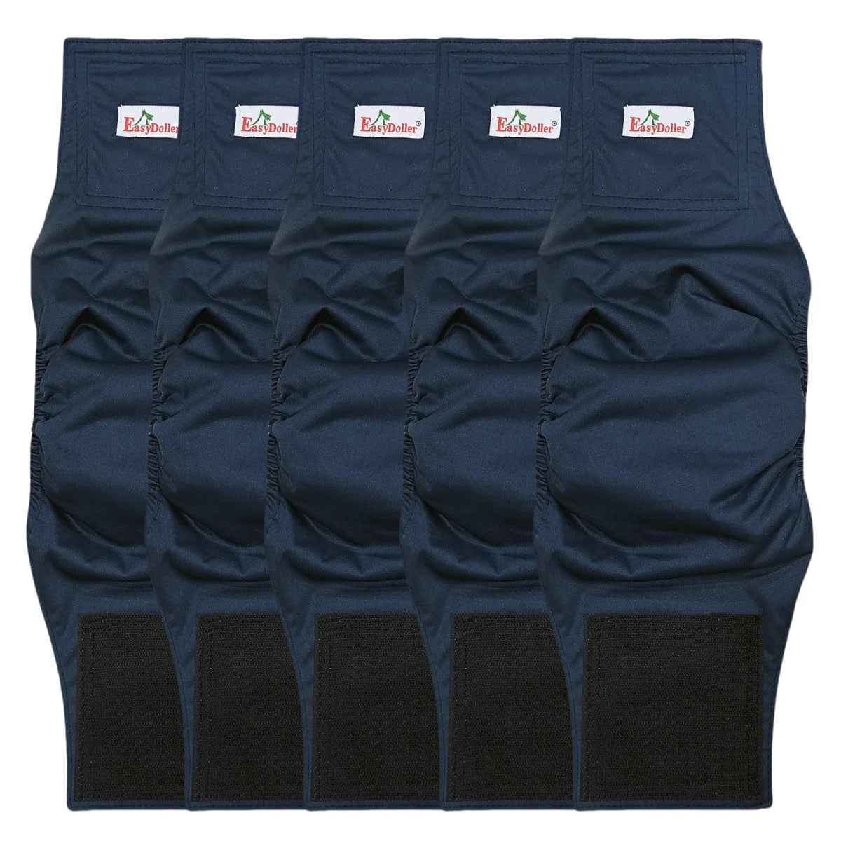 5PCS Washable Male Dog Diaper Comfortable Adjustable Nappy Belly Band Wrap Pee Pant Pet Dogs Leak Proof Sanitary Pants Diapers