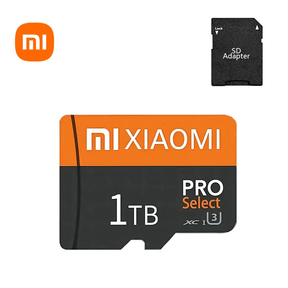 Xiaomi High Speed SD Memory Card 1TB 2TB Games Card Micro TF Card 128GB 256GB 512GB SD Card For Mijia Camera Surveillance Device