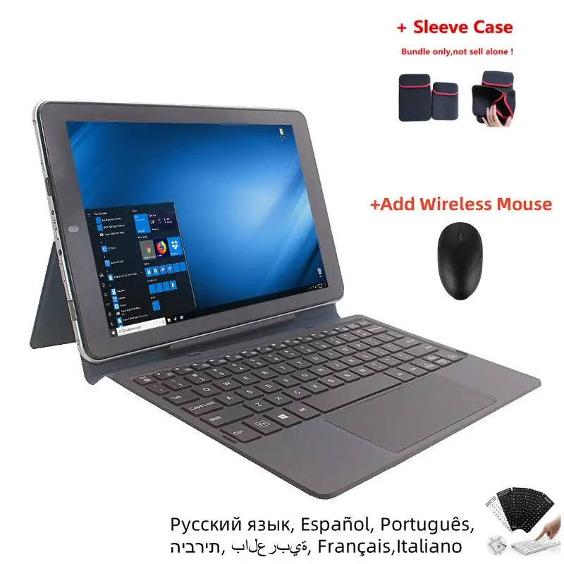 W1 32-Bit 10.1 Inch 1280x800IPS Windows 10 Tablets Intel Z8350 2GB RAM 32GB ROM 4-Cores 6000mAh HDMI Port USB 3.0