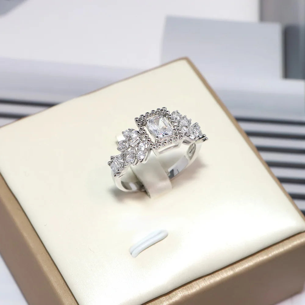 Eiralee 2025 new model cubic zirconia luxury jewelry, including necklaces, earrings, bracelets, open ring sets, and wedding jewe