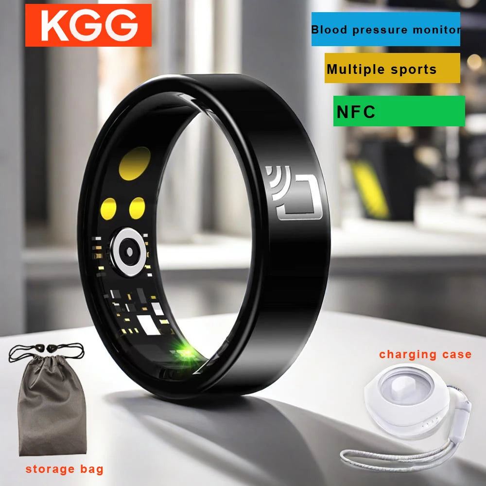 R20 Smart Ring Men Women NFC Access Control Camera Control Sleep Monitor Fitness Tracker IP68 Waterproof Finger Rings