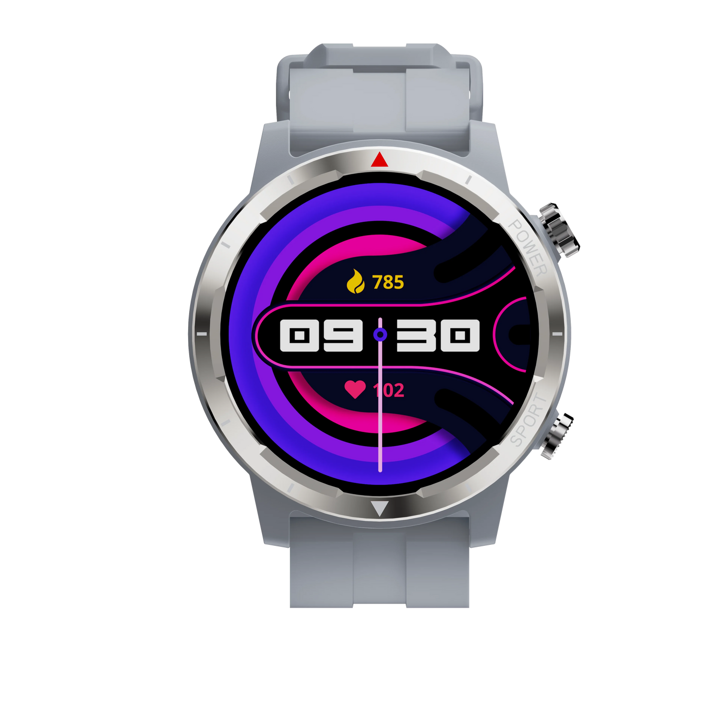 EZON S9 GPS AMOLED Sports Watch, Barometer, Compass, Heart rate/ sleep monitor, IP68 Waterproof, Alloy housing for men/women
