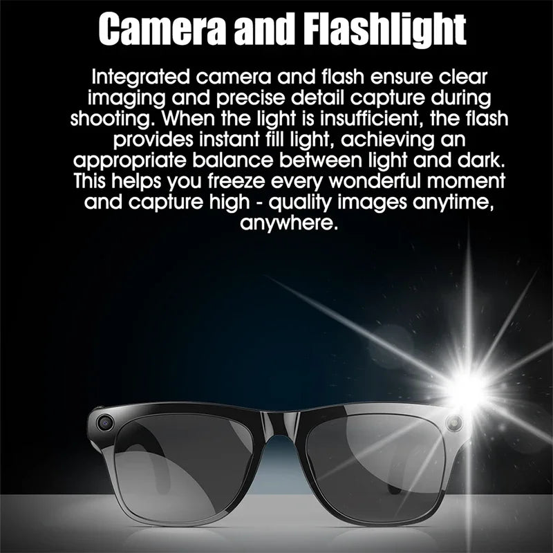 Xiaomi 4K HD AI Smart Glasses Chat GPT 100MP Camera Bluetooth Call 260Mah Battery Voice Assistant Control Smart Glasses 2025