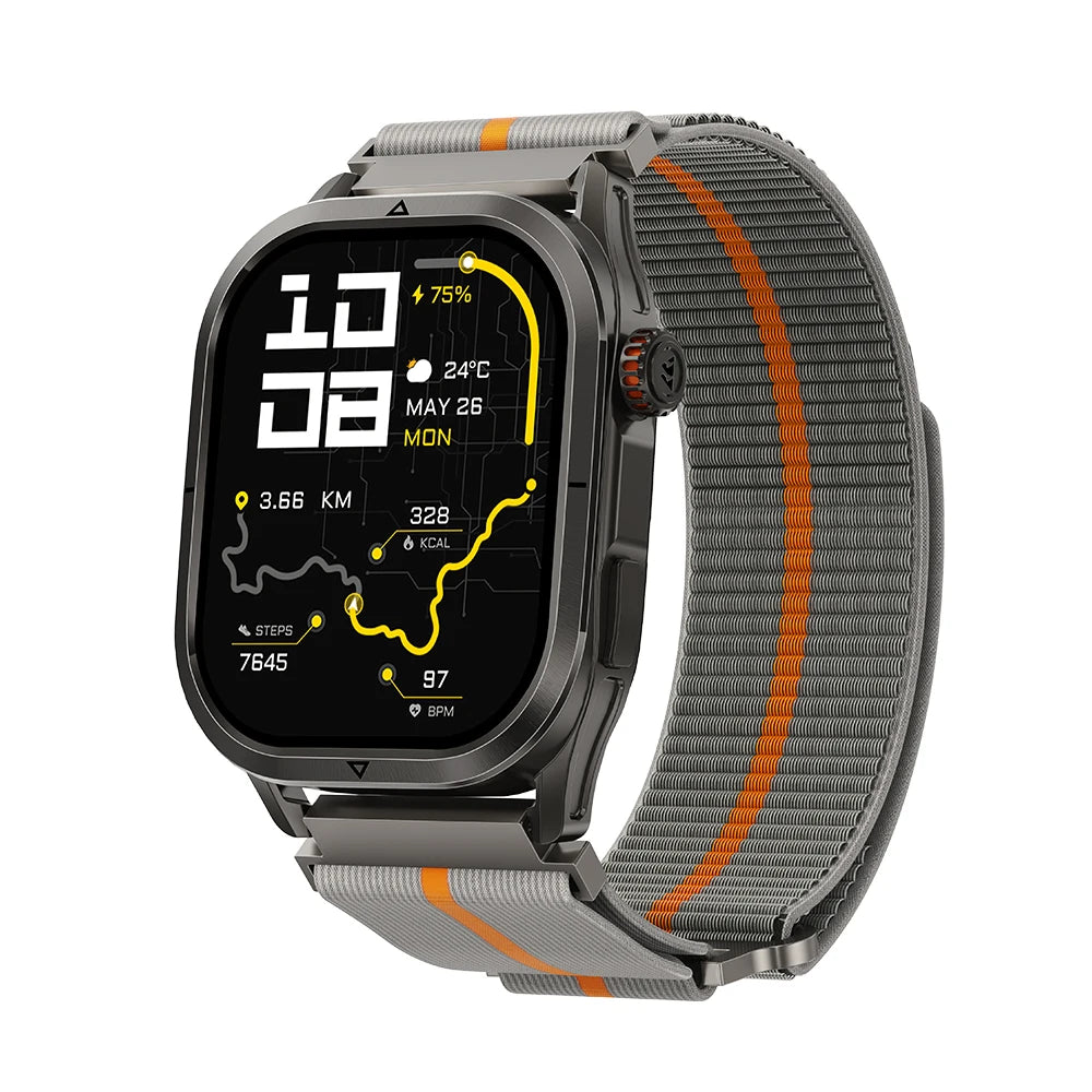 KOSPET MAGIC P10 GPS Smart Watch For Men Women 180 Sport Modes 5ATM IP69K Waterproof Anti--fingerprint Touchscreen Dual-band ALI