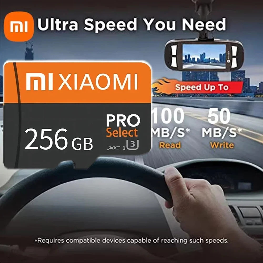 Xiaomi High Speed SD Memory Card 1TB 2TB Games Card Micro TF Card 128GB 256GB 512GB SD Card For Mijia Camera Surveillance Device