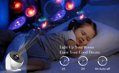 13-in-1 Star Projector Pro 360° Rotating HD Galaxy Projector Pro, with Remote Control White Noise Function,  Bluetooth Speaker