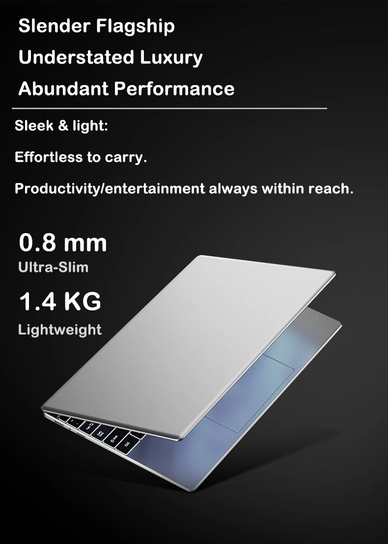 New 15.6 " Laptop Intel Core i9-9880H 32GB RAM 2TB SSD Ultra Slim Gaming Laptop 1920*1080 Windows 11 Office Study Home Use