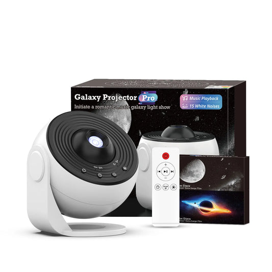 13-in-1 Star Projector Pro 360° Rotating HD Galaxy Projector Pro, with Remote Control White Noise Function,  Bluetooth Speaker
