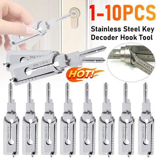 Buy Keys Decoder Hook Tool and Stainless Steel Lock Decoder